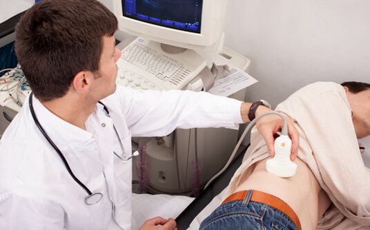 Echografie diagnose van parasieten in het lichaam